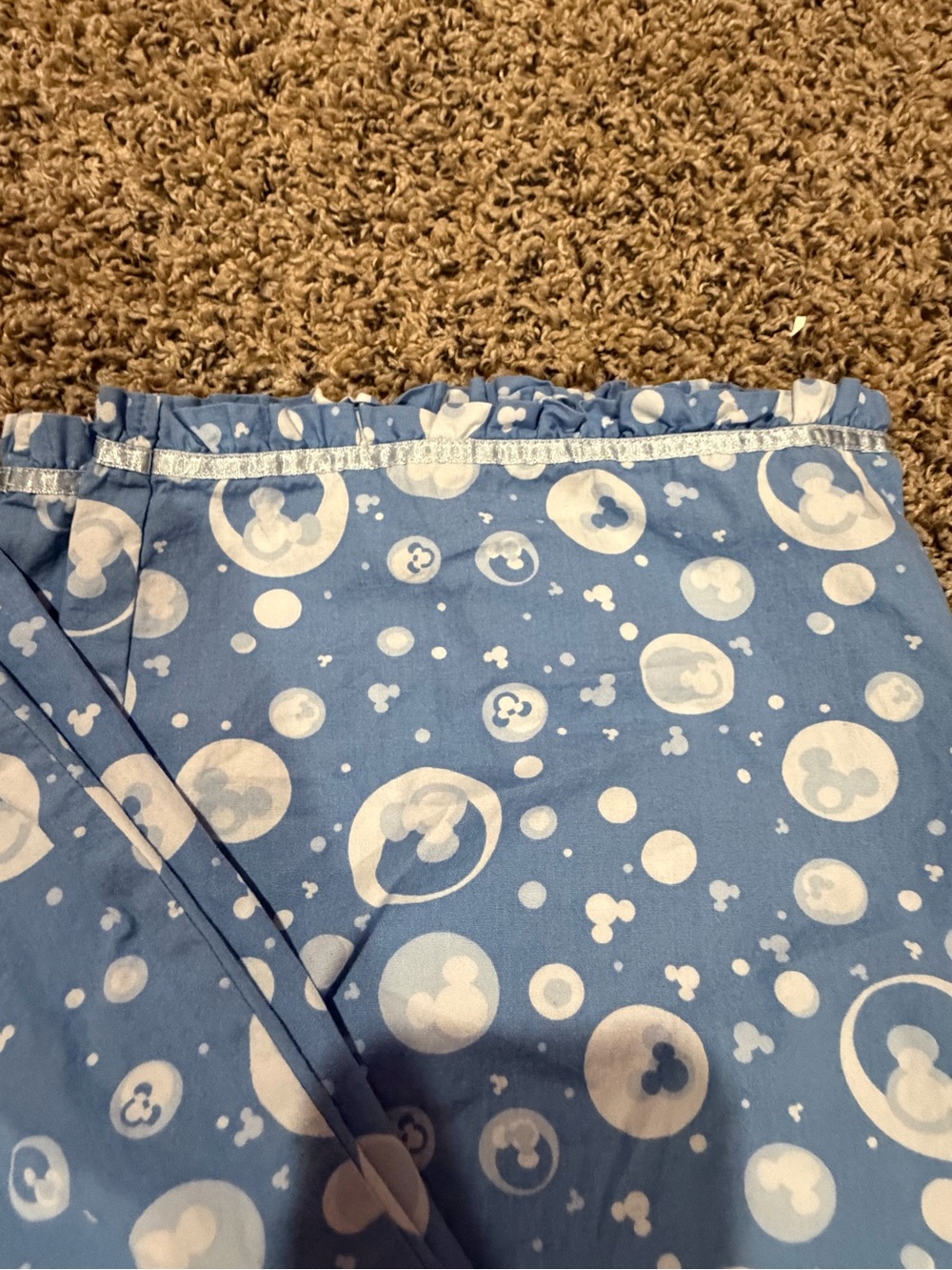 Disney Blue Mickey Bubble Print Pajama Bottoms - Picture 2 of 3